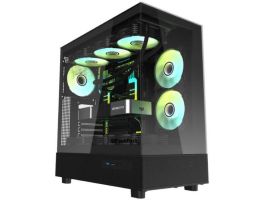 Darkflash DPX90 számítógépház (fekete) + 3 ventilátor (DPX90 BLACK)
